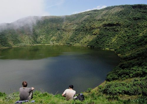 crater lake of bisoke